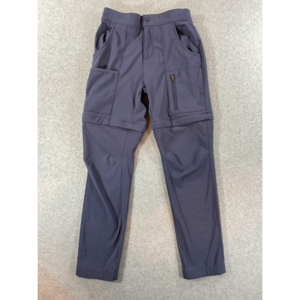 Columbia Kids Silver Ridge Convertible‎ Hiking Pants Blue Grey Size M 10/12 1155